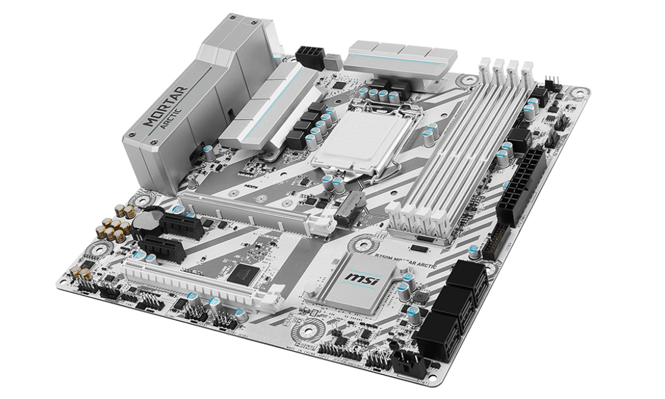 MSI B250M MORTAR ARCTIC MSI Steel Armor