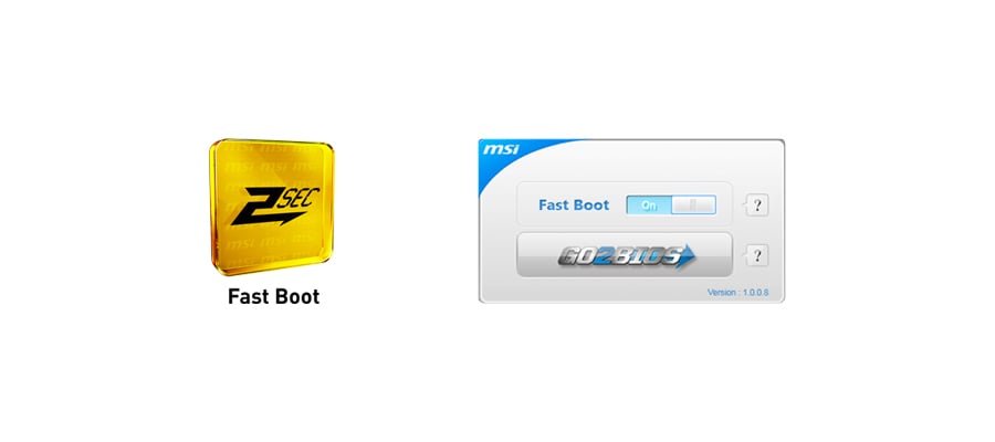 MSI B85M-G43 - Fast Boot