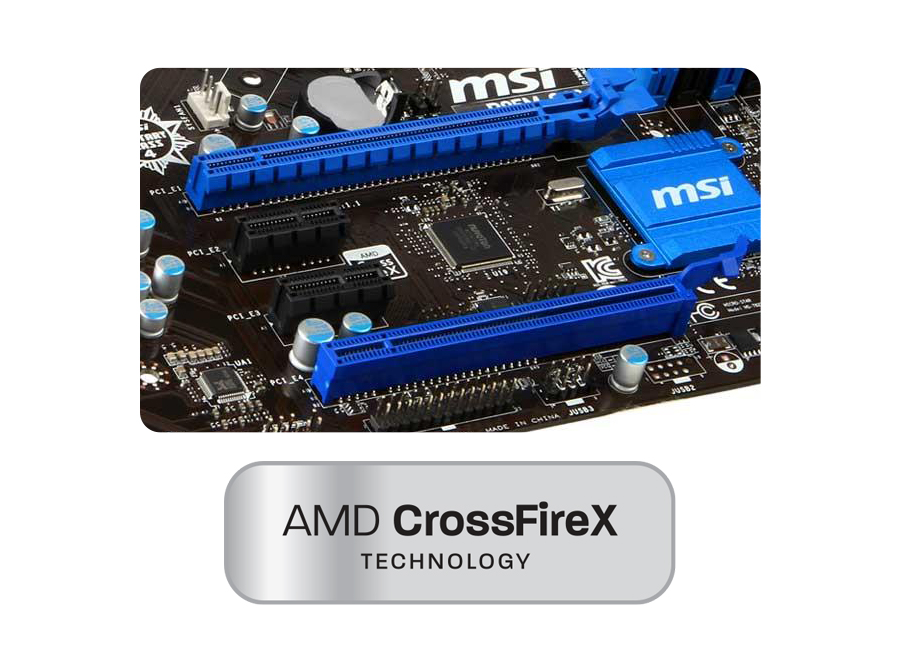 MSI B85M-G43 - AMD CrossfireX