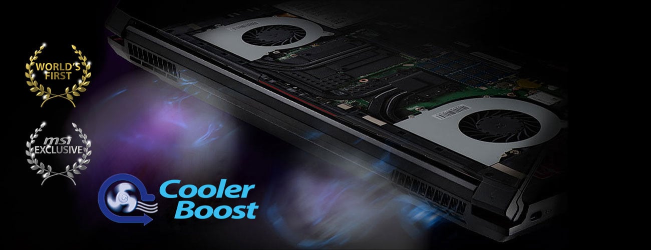 MSI GL72 6QC Cooler Boost