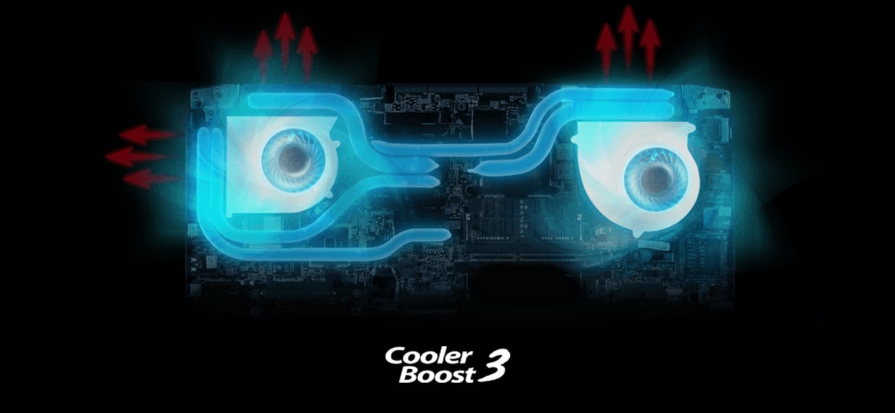 MSI GS43VR 7RE Cooler Boost 3