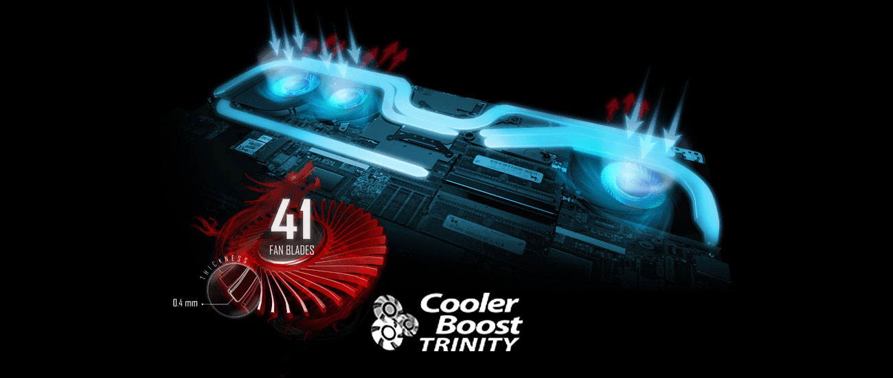 MSI Stealth GS63 7RD Cooler Boost Trinity