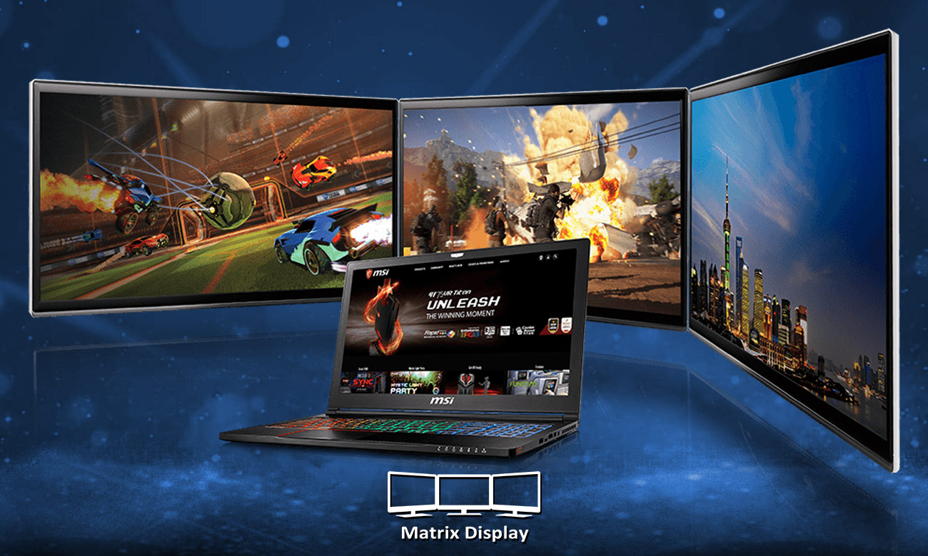 MSI GS73VR 7RF Matrix Display