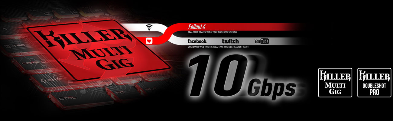 MSI Titan GT75VR 7RE Killer Multi GIG, Killer DoubleShot Pro, Killer Shield