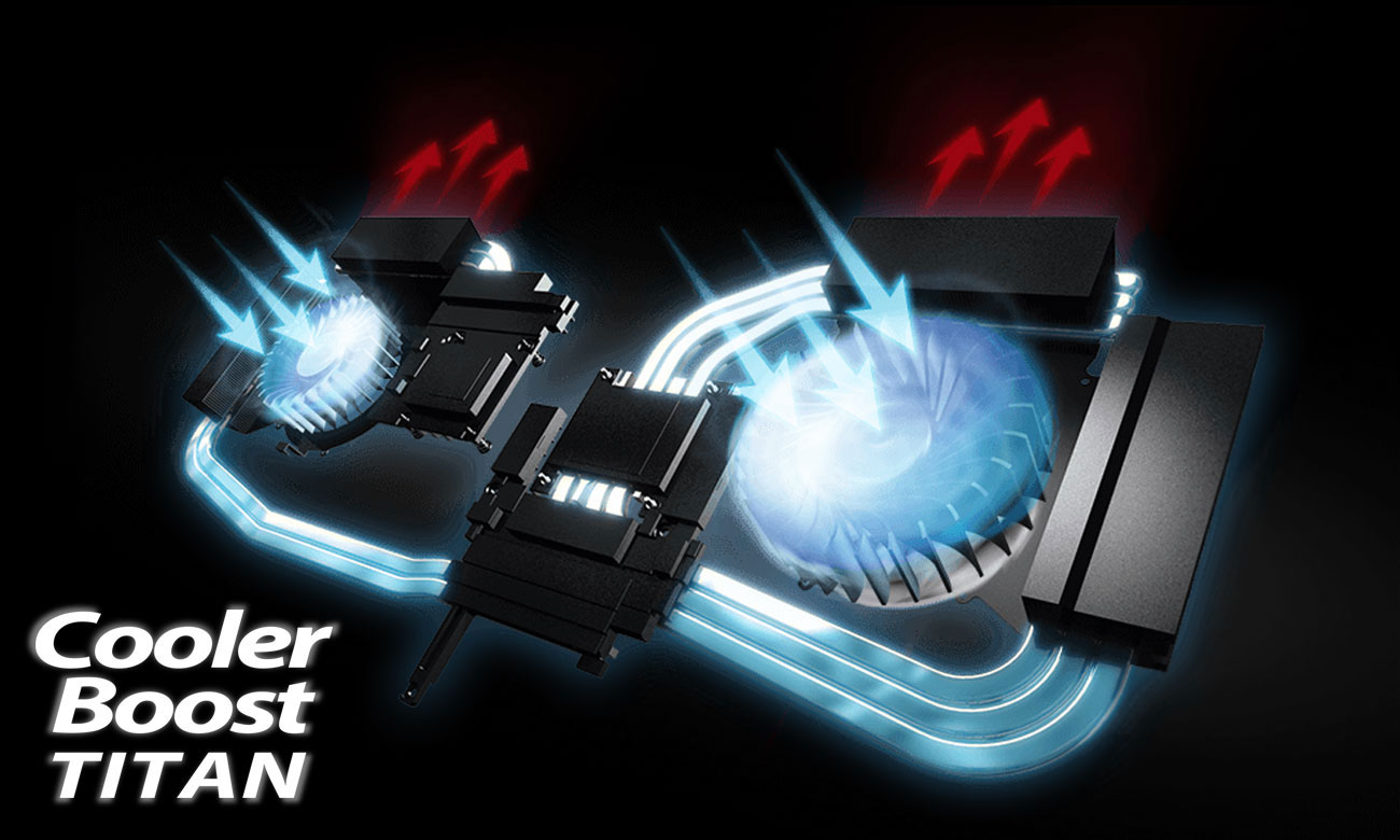 MSI Titan GT75VR 7RE Cooler Boost Titan