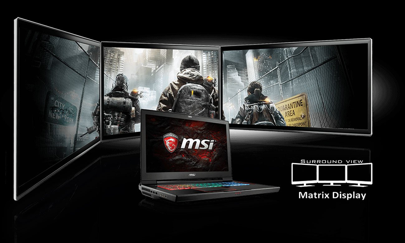 MSI GT83VR 7RE matrix display