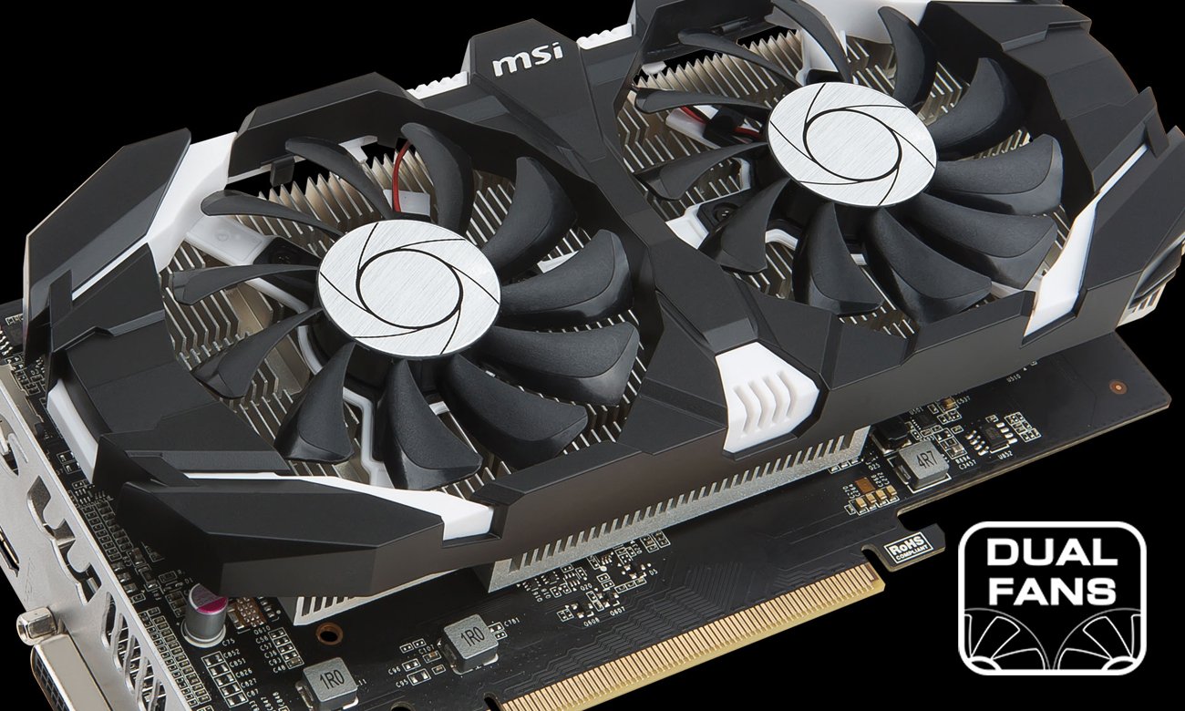 MSI GeForce GTX 1050 OC V1 2GB GDDR5 - Karty graficzne NVIDIA 