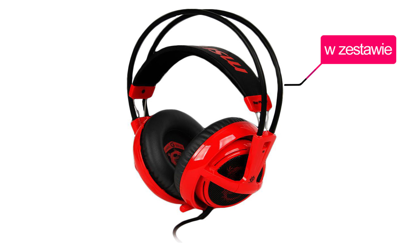 MSI GV62 7RC + słuchawki SteelSeries Siberia V2