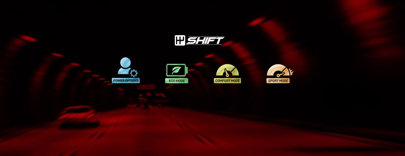 MSI GV62 7RD wydajność MSI SHIFT