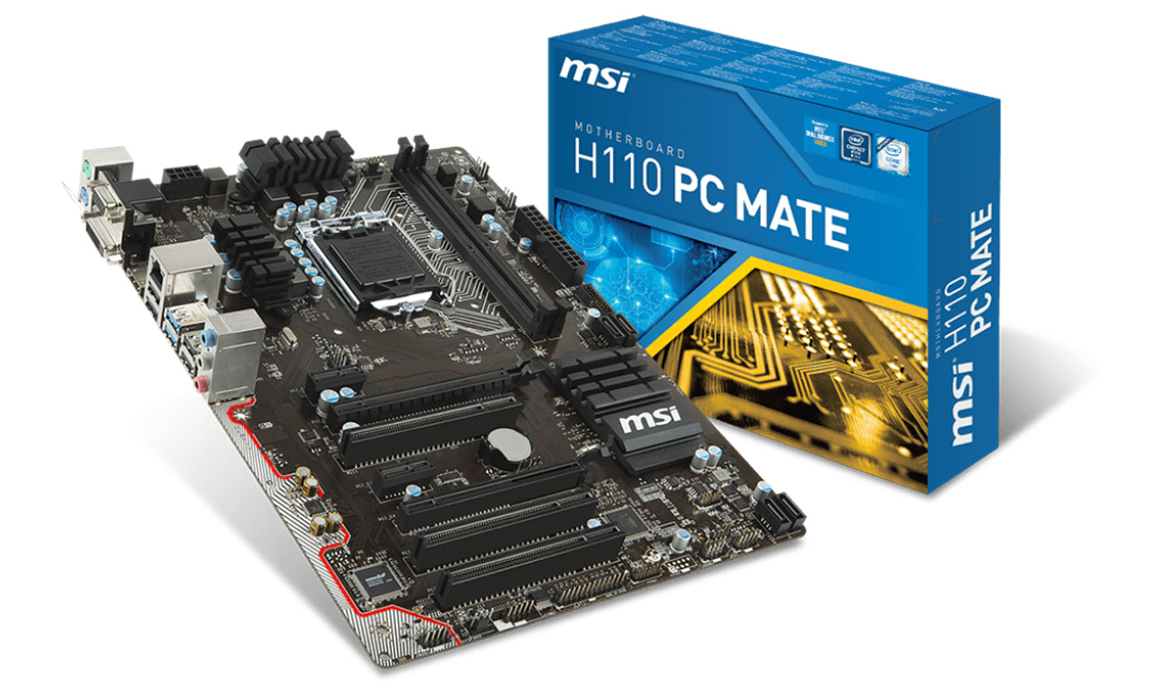 MSI H110 PC MATE Jakość której można zaufać