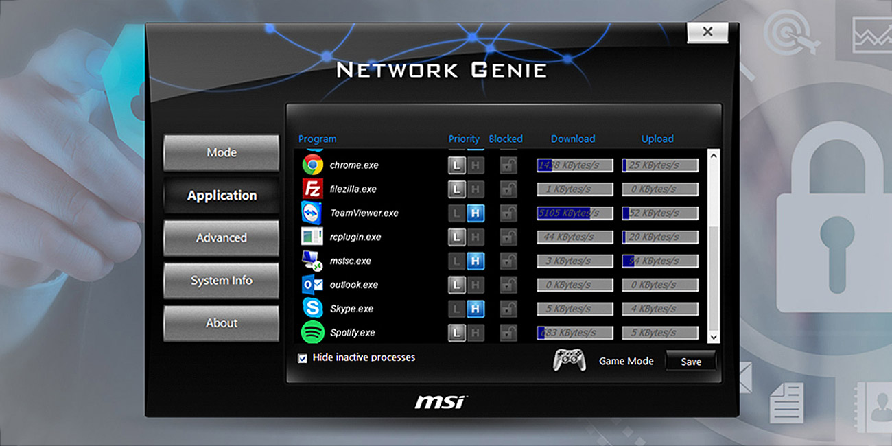 MSI H110 PC MATE Gigabtiowa karta sieciowa
