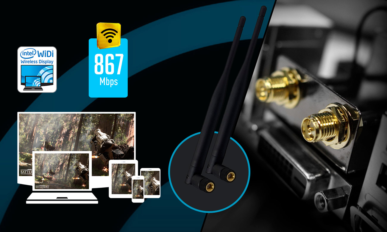 MSI H110I PRO AC INTEL® WI-FI AC & BLUETOOTH