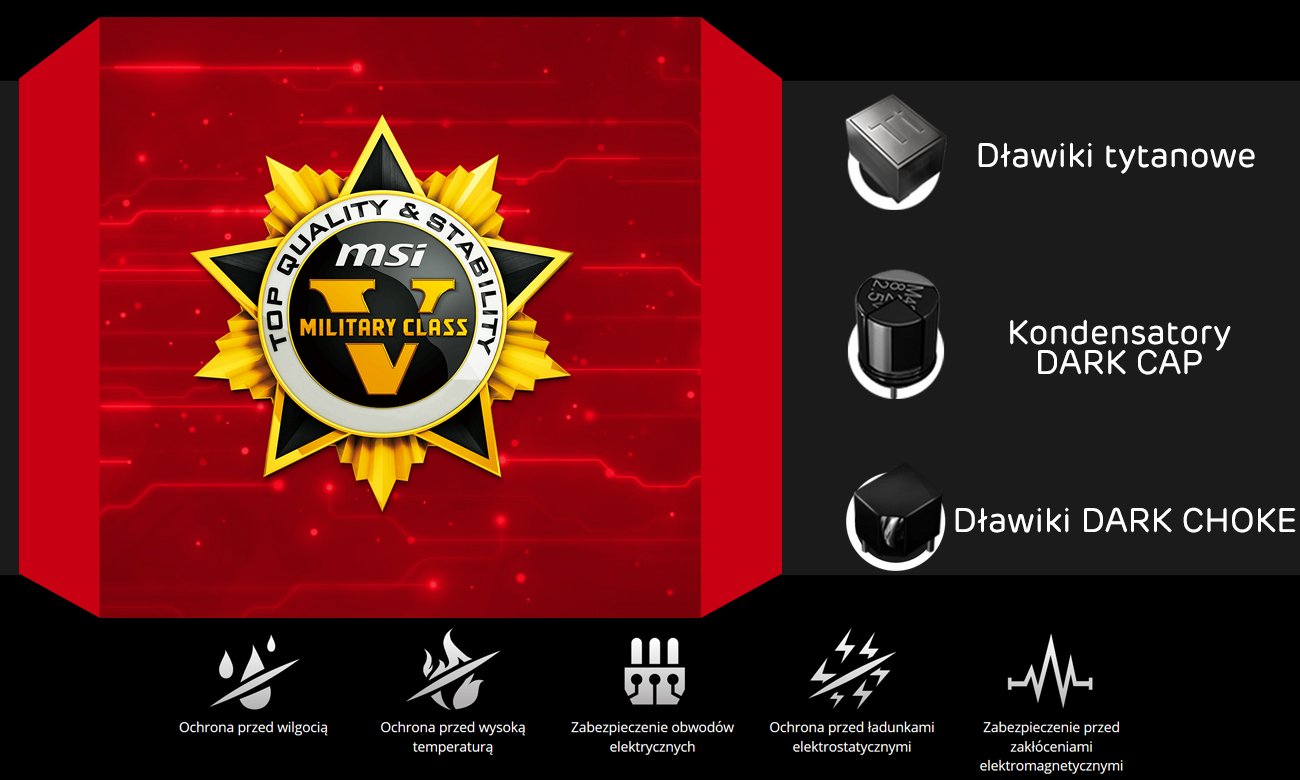 Desktop MSI Nightblade MI3 komponenty 5. klasy militarnej