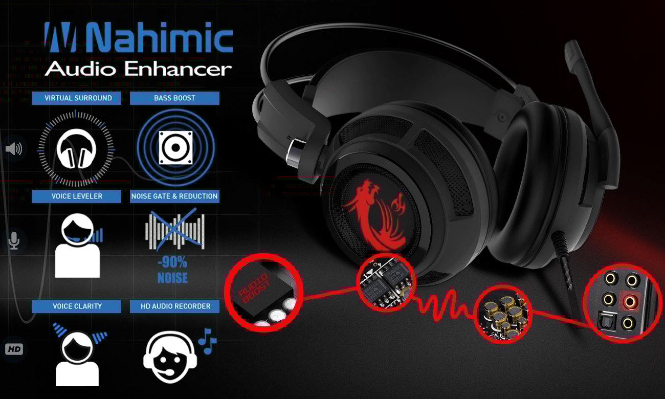 MSI Nightblade X2B Nahimic, Audio Boost