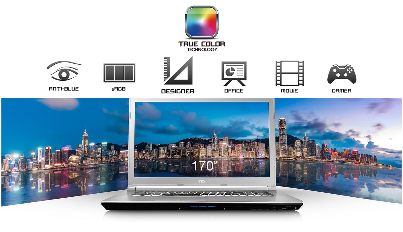 MSI PE60 7RD True Color