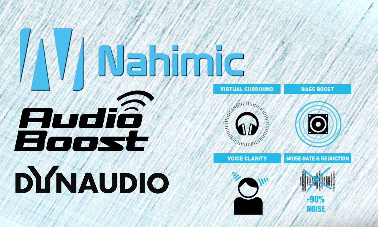 MSI PE72 7RD dynaudio, audio boost
