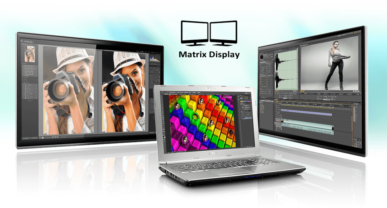 MSI PL62 7RC Technologia Matrix Display
