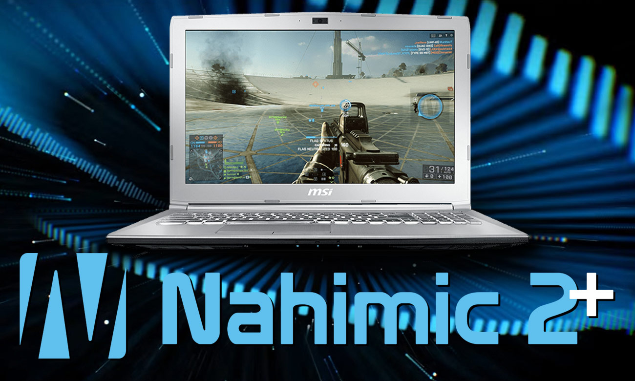 MSI PL62 7RC uwydatnianie dźwięku Nahimic 2+
