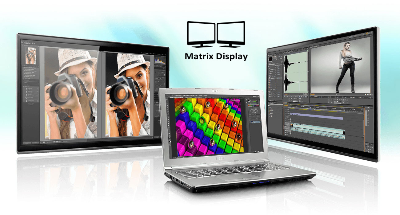 MSI PL62 7RC Technologia Matrix Display