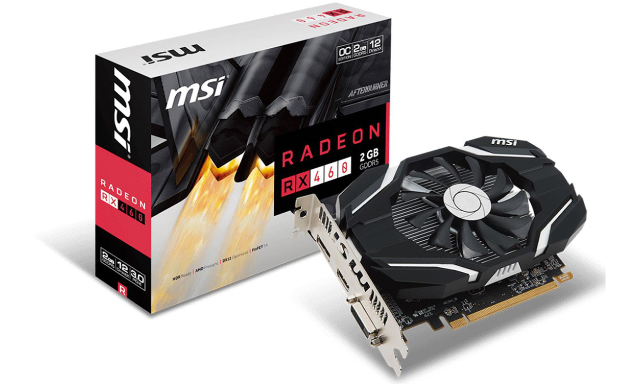 MSI Radeon RX 460 OC 2GB GDDR5
