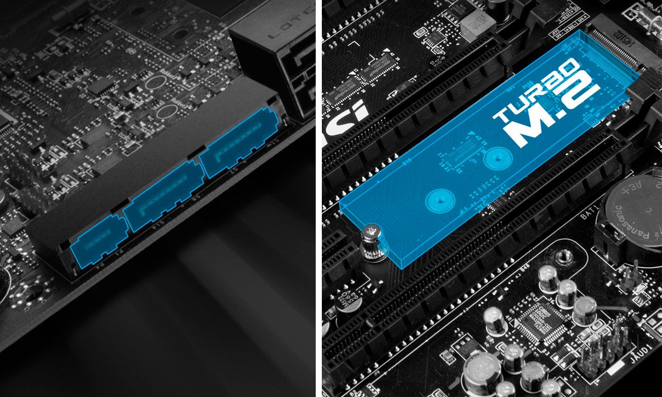 MSI Z170-A PRO turbo M.2 oraz SATA Express
