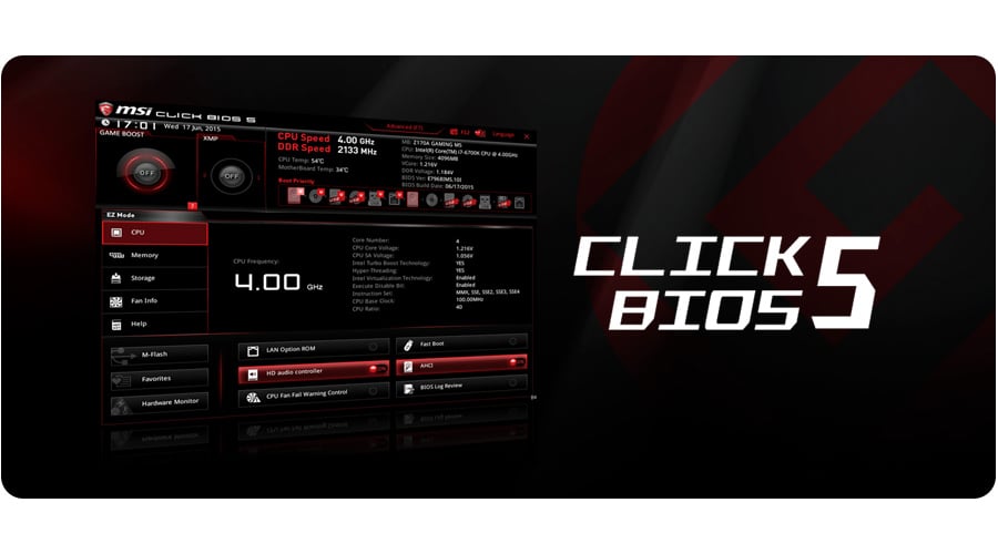 Płyta główna MSI H170 GAMING M3 - CLICK BIOS 5