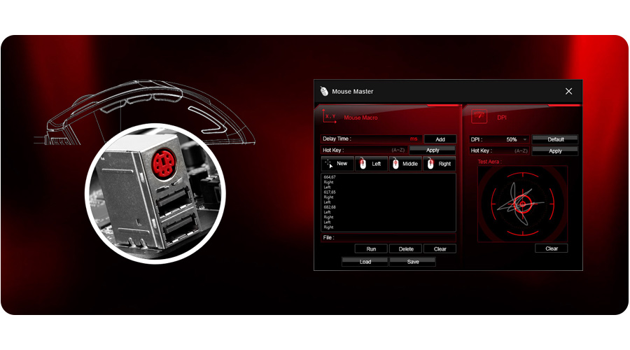 Płyta główna MSI H170 GAMING M3 - GAMING Device Port