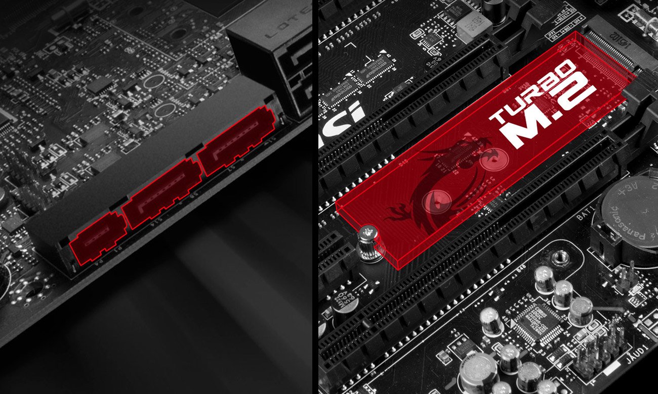 MSI Z170A KRAIT GAMING M.2 PCI Express Gen3 x4 SATA Express