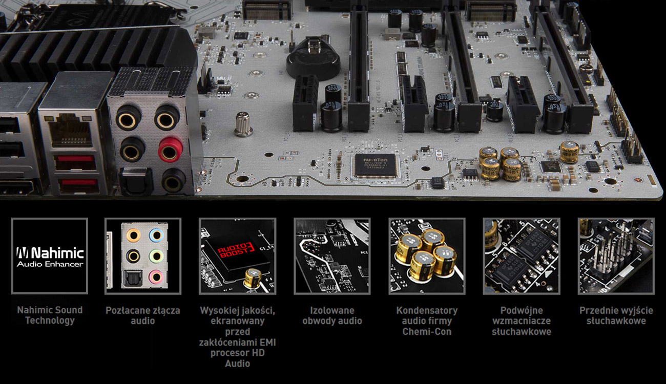 MSI Z170A MPOWER GAMING TITANIUM AUDIO BOOST3 nahimic