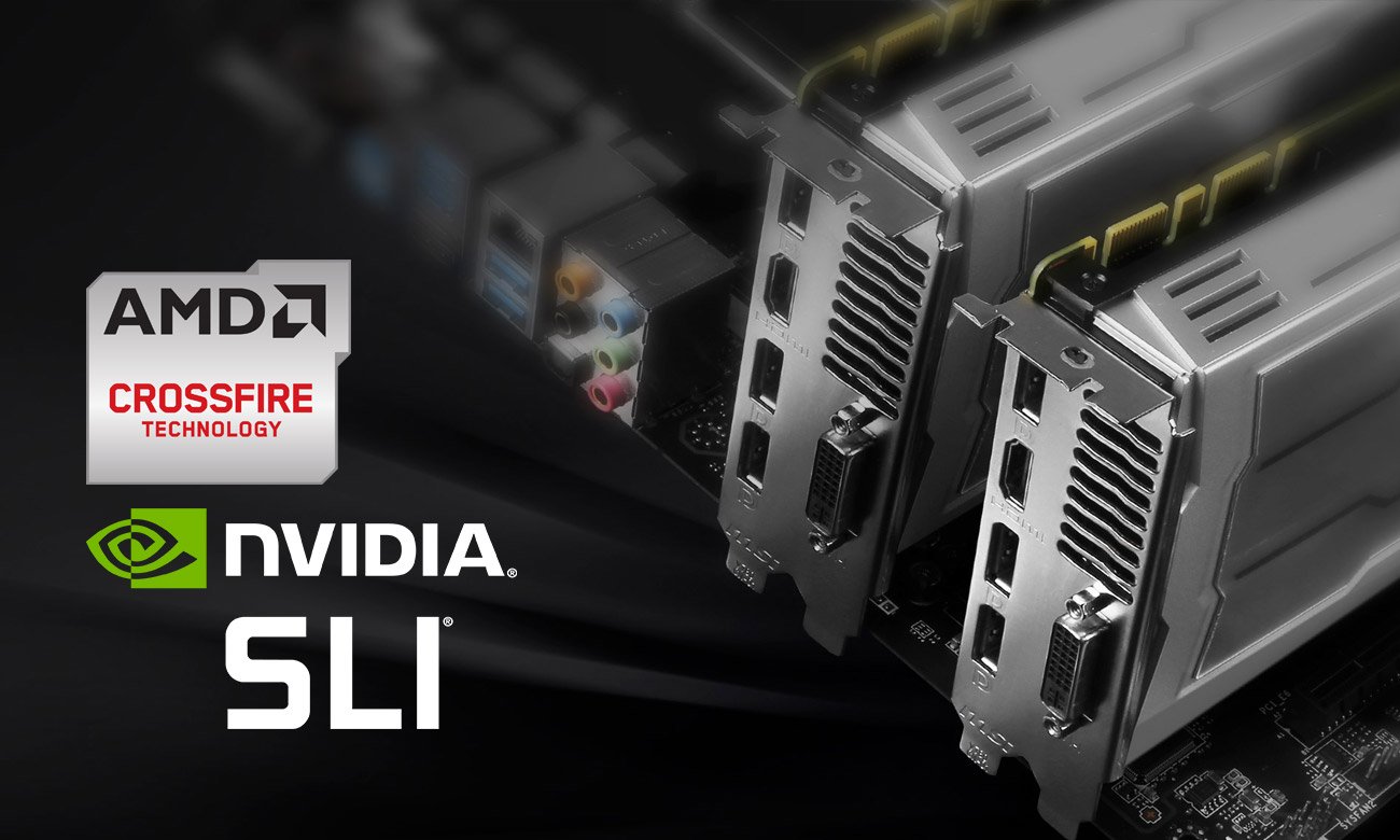 MSI Z170A SLI PLUS Wsparcie CrossFire nvidia sli