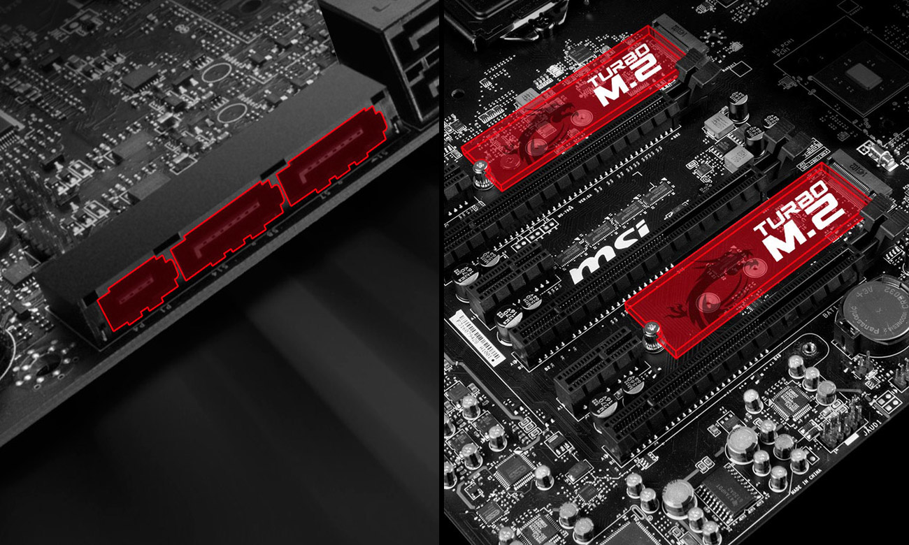 MSI Z170A GAMING M9 2xTurbo M.2 SATA Express