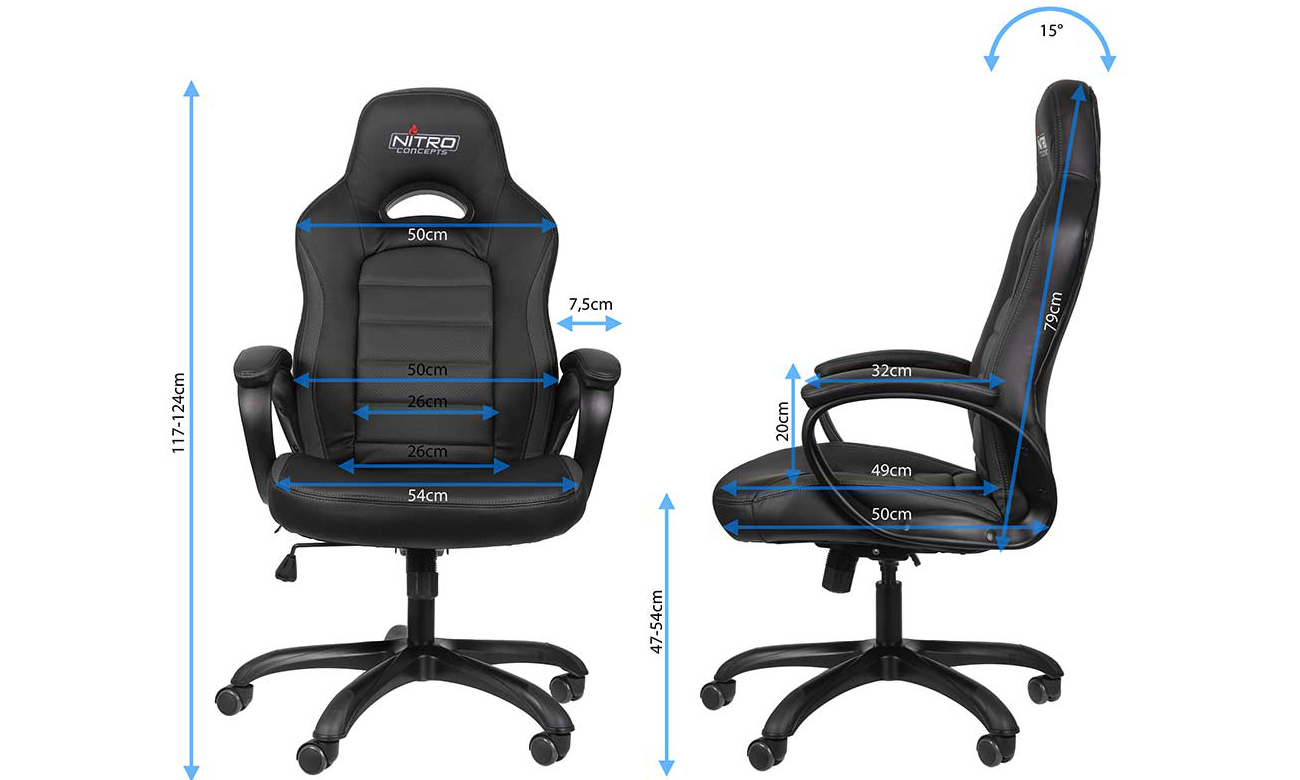 Nitro Concepts C80 Pure Gaming Ergonomia najważniejsza
