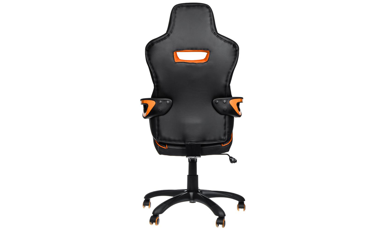 Nitro Concepts E200 Race Gaming Czarno-Pomarańczowy widok z tyłu