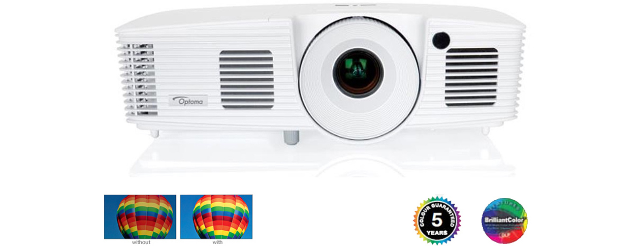 Optoma W402 DLP Wspaniałe kolory