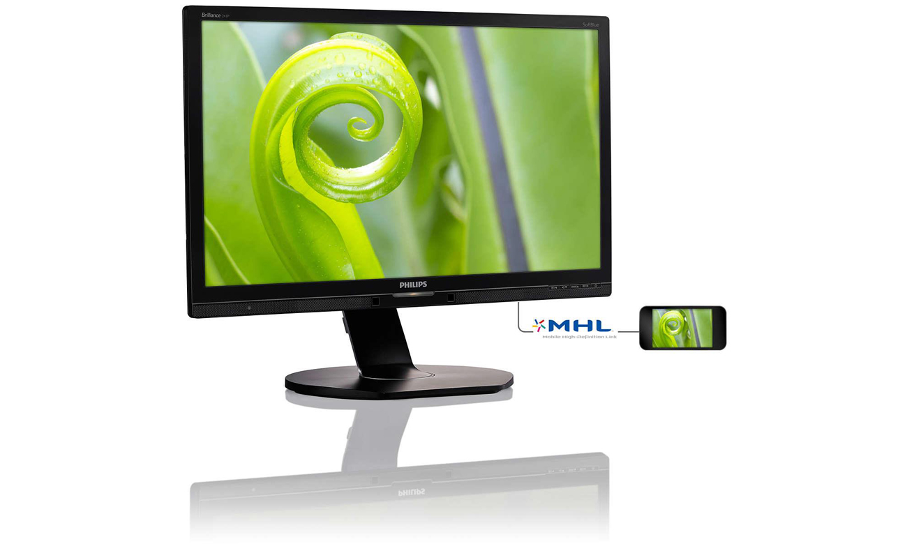Philips 241P6EPJEB Technologia MHL