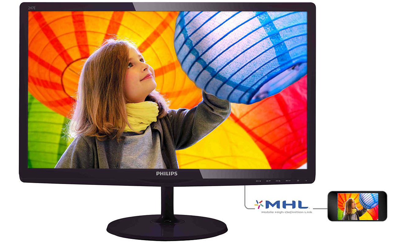 Philips 247E6QDAD Technologia MHL