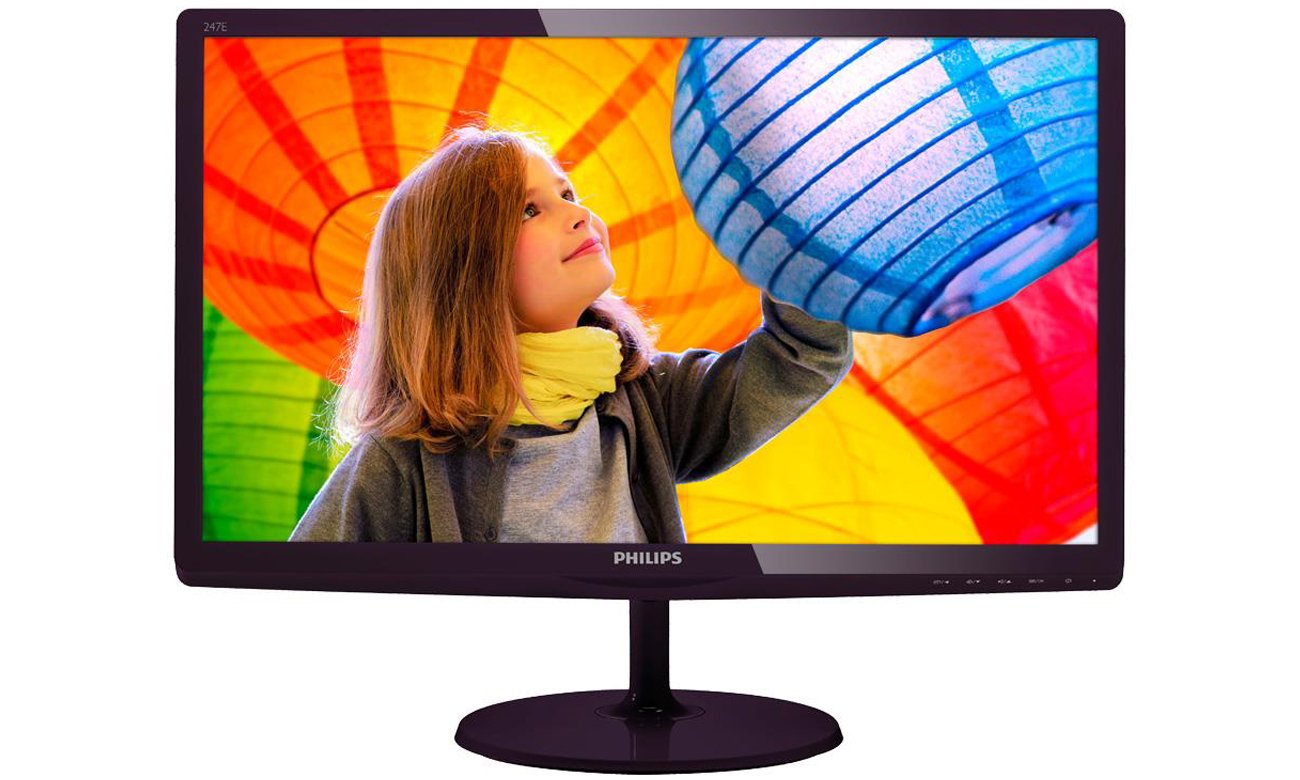Philips 247E6QDAD Wydajne głośniki stereo
