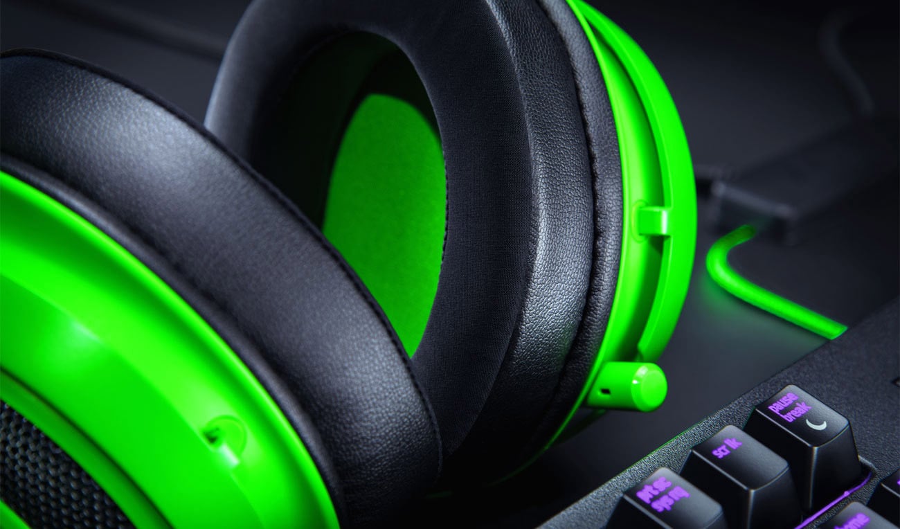 Słuchawki Razer Kraken Black - Specjalnie dostrojone przetworniki o średnicy 50 mm