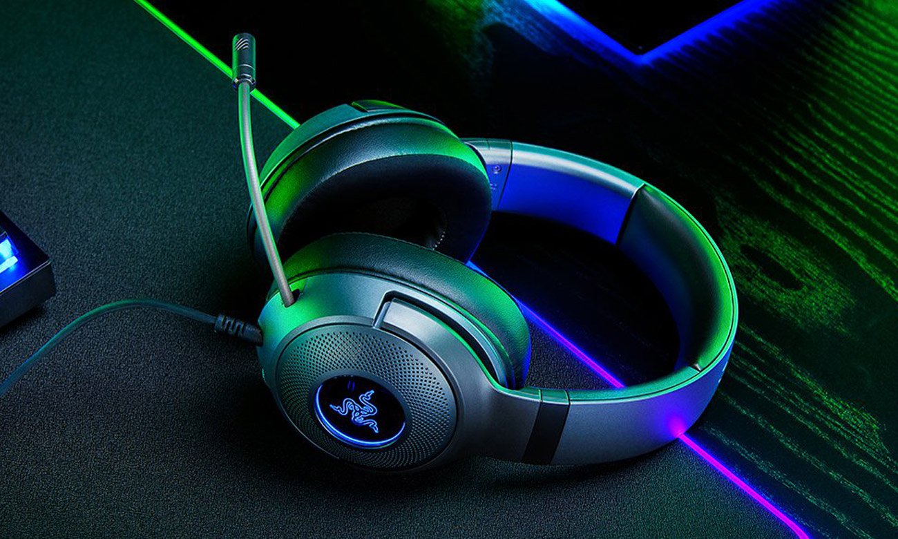 Zestaw słuchawkowy Razer Kraken V3 X USB - Mikrofon kardioidalny Razer HyperClear
