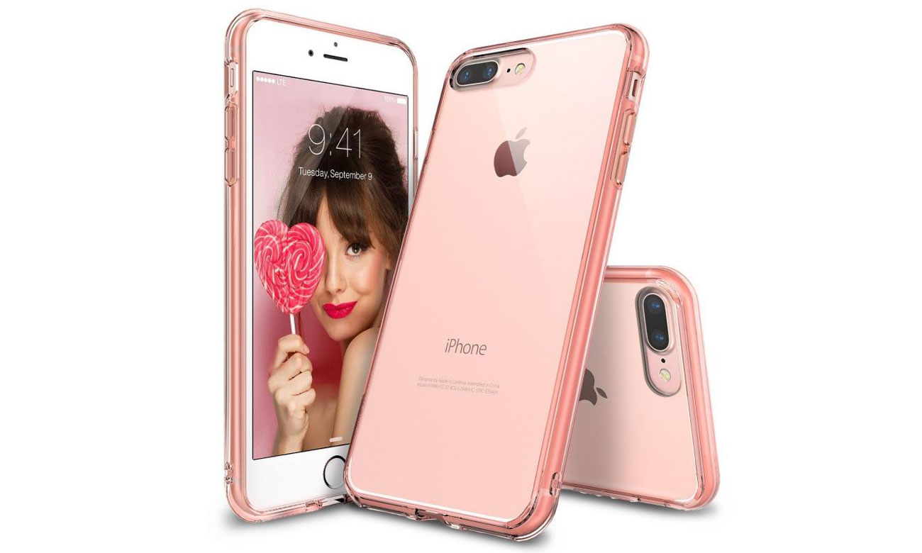 Ringke Fusion do iPhone 7 Plus Rose Gold