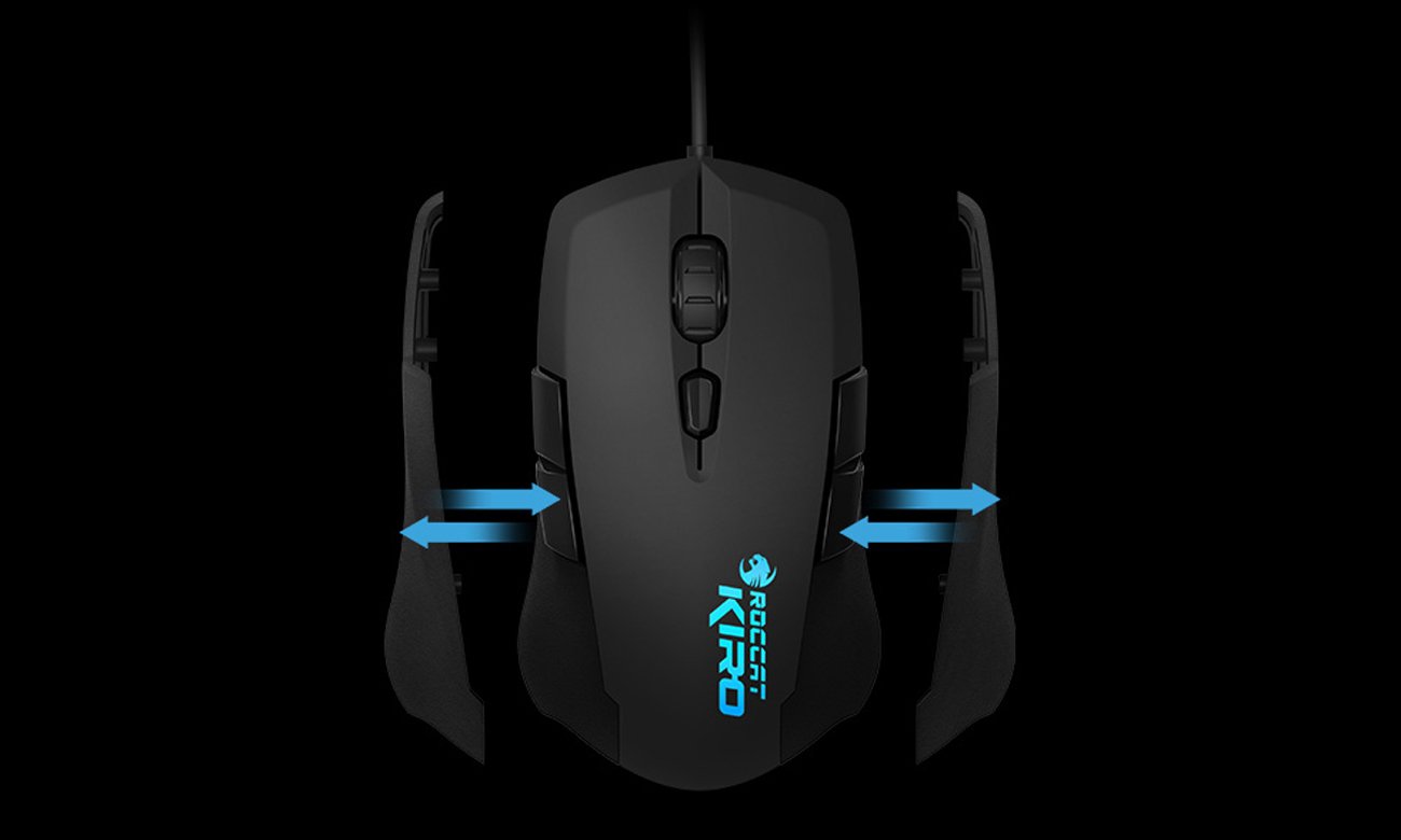 Mysz Roccat Kiro Modular Ambidextrous - modułowa konstrukcja