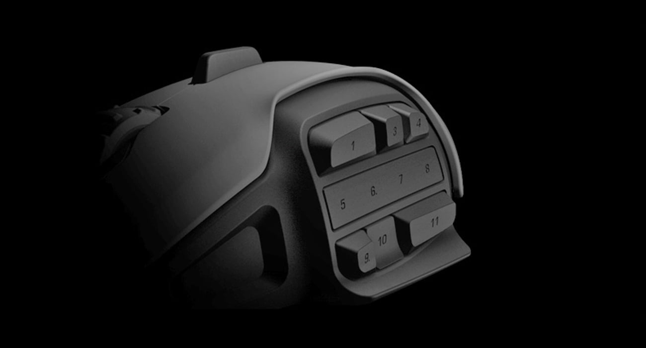 ROCCAT® NYTH Modułowa mysz dla graczy MMO - modułowa strefa kciuka