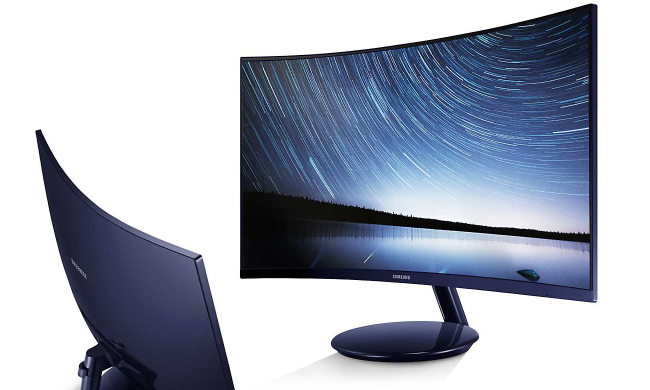 Samsung C27H580FDUX Curved Wyprofilowana obudowa, nowoczesny design
