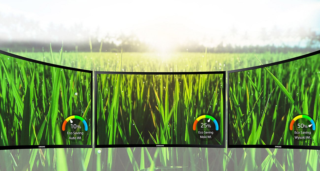 Samsung C24F396FHUX Curved Tryb Eco Saving