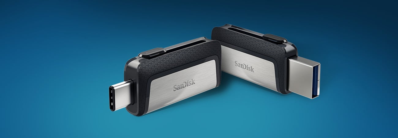Der USB Stick für Type C Geräte SANDISK Ultra Dual Drive 32GB