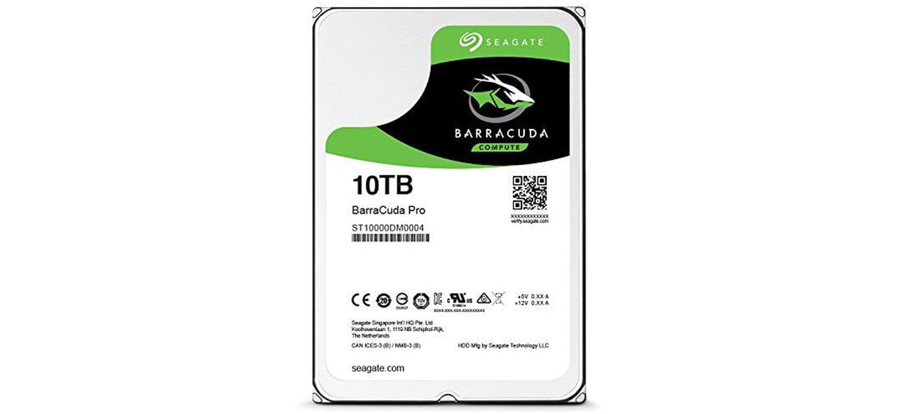 Dysk twardy SATA III Seagate 10TB 7200obr. 256MB BarraCuda Pro ST10000DM0004