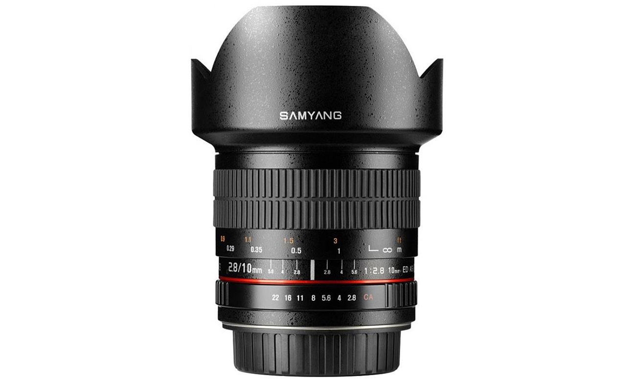ObiektywSamyang 10mm F2.8 ED AS Canon 2 soczewki asferyczne AS