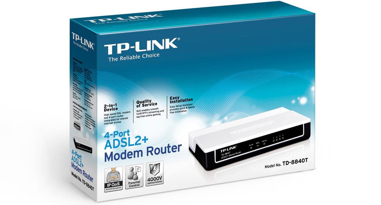 TP-Link TD-8840T Funkcja IP QoS