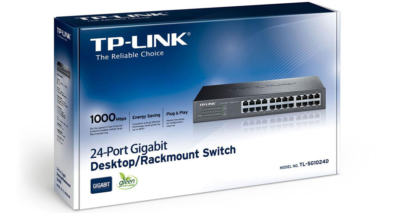 TP-Link 24p TL-SG1024D Rack 13 Switch