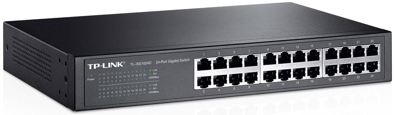 TP-Link 24p TL-SG1024D Rack 13 Prosta obsługa